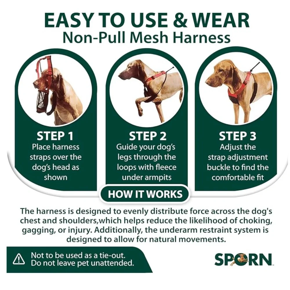 Sporn (Small) No Pull Dog Harness